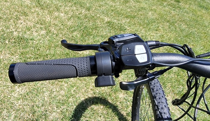 Cyberbike Mullet Pro Throttle Dropper post lever display buttons