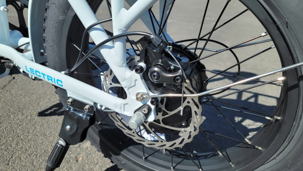LECTRIC XP 3.0 180mm mechanical brakes and disc