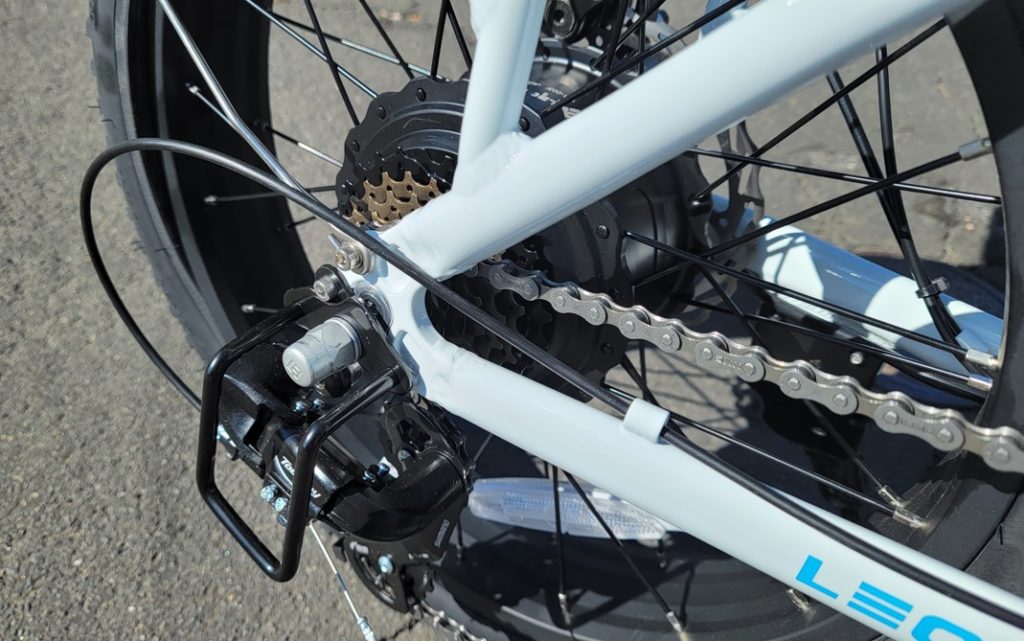 LECTRIC XP 3.0 derailleur and protector