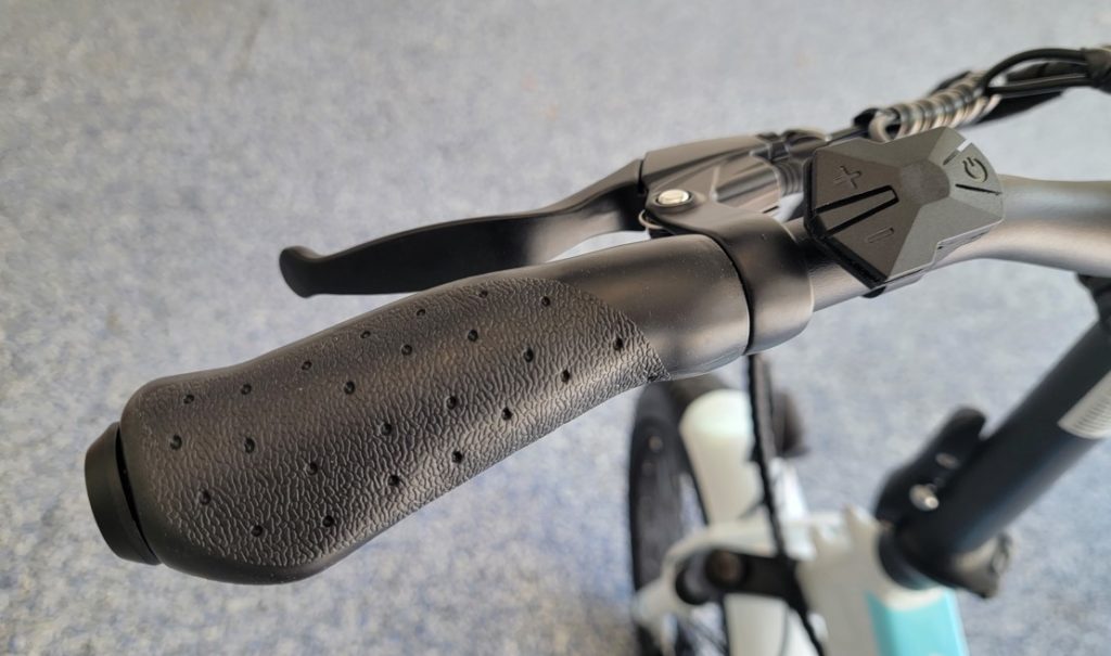 LECTRIC XP 3.0 soft and grippy handlebar grips with more cushion and mechanical disc brakes